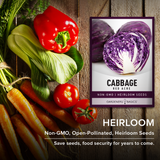 Red Acre Cabbage Seeds - The Perfect Gift for Green Thumbs and Gardening Enthusiasts